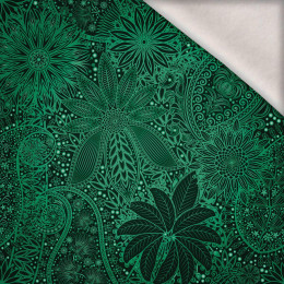 50CM GREEN LACE - brushed knitwear with elastane ITY