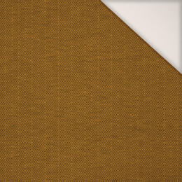 HERRINGBONE / NIGHT CALL / mustard - PERKAL Cotton fabric