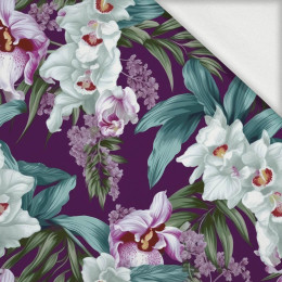 EXOTIC ORCHIDS PAT. 4 - looped knit fabric with elastane ITY