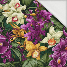 EXOTIC ORCHIDS PAT. 7 - looped knit fabric with elastane ITY