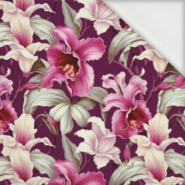 EXOTIC ORCHIDS PAT. 8 - looped knit fabric with elastane ITY
