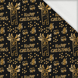 GOLD CHRISTMAS WZ. 3 - looped knit fabric with elastane ITY