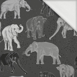 ELEPHANTS - looped knit fabric with elastane ITY