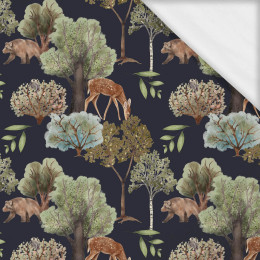 DEERS AND BEARS (INTO THE WOODS)- single jersey with elastane ITY