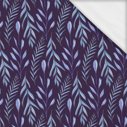 BLUE LEAVES pat. 4- single jersey with elastane ITY