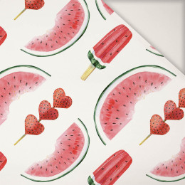 ICE CREAM AND WATERMELONS - Cotton sateen 190g