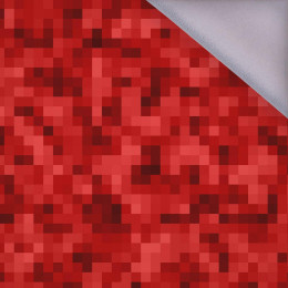 PIXELS pat. 2 / red - softshell