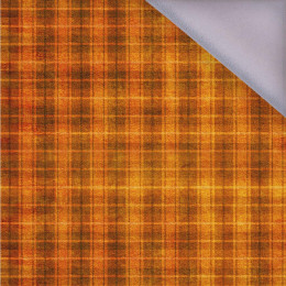 AUTUMN CHECK  / orange (AUTUMN COLORS) - softshell