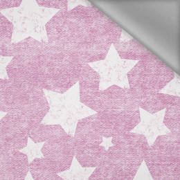 WHITE STARS / vinage look jeans (rose quartz) - Softshell light