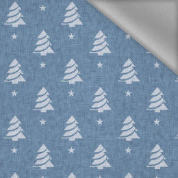 CHRISTMAS TREES WITH STARS / ACID WASH - blue - Softshell light