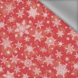 SNOWFLAKES PAT. 2 / red  - Softshell light