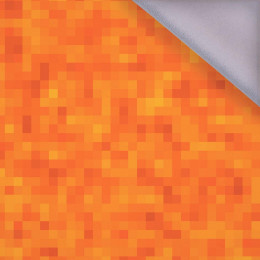 PIXELS pat. 2 / orange - softshell