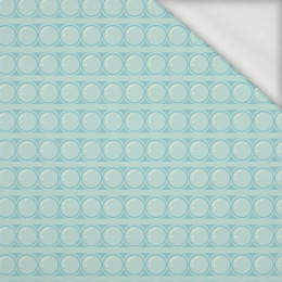 BUBBLED / aqua - looped knit fabric