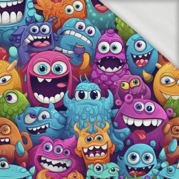 CRAZY MONSTERS PAT. 3 - organic looped knit fabric