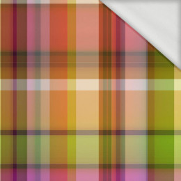 150cm COLORFUL CHECK PAT. 1 - looped knit fabric