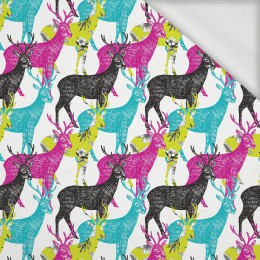 COLORFUL DEERS - thick looped knit 