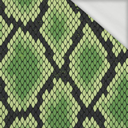 SNAKE'S SKIN PAT. 2 / green - looped knit fabric