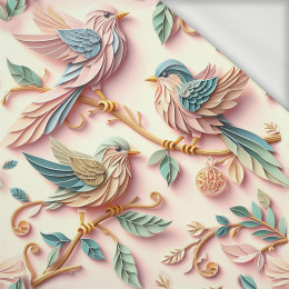 PAPER BIRDS - looped knit fabric