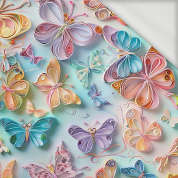 PAPER BUTTERFLIES - looped knit fabric