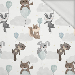 ANIMALS IN CLOUDS pat. 2 - looped knit fabric