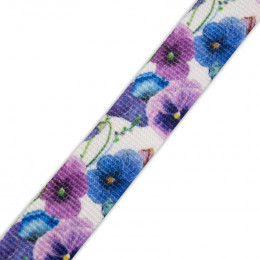 Sackcloth tape - PANSIES (BLOOMING MEADOW) / Choice of sizes