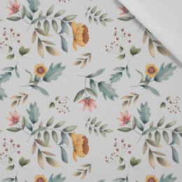 BRIGHT FLOWERS (INTO THE WOODS) - Cotton woven fabric