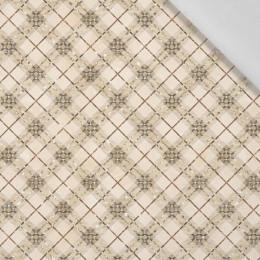 FOREST DIAMONDS pat. 3 (AUTUMN IN THE FOREST) - Cotton woven fabric