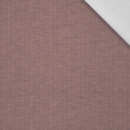 HERRINGBONE / NIGHT CALL / rose quartz - Cotton woven fabric