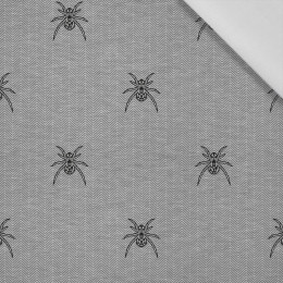 SPIDER / NIGHT CALL / grey - Cotton woven fabric