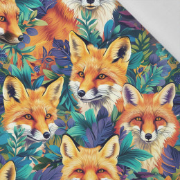 FOXES - Cotton woven fabric