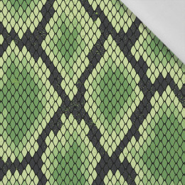 50cm SNAKE'S SKIN PAT. 2 / green - Cotton woven fabric