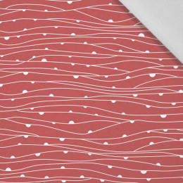 VALENTINE'S DEW / red (VALENTINE'S MIX) - Cotton woven fabric