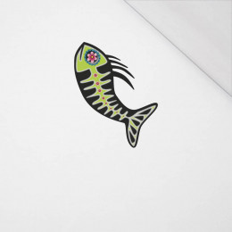 FISH BRUNO (DIA DE LOS MUERTOS) - SINGLE JERSEY PANEL 50cm x 60cm
