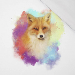 FOX / rainbow - SINGLE JERSEY PANEL 50cm x 60cm