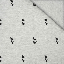 POODLES (MINIMAL) / M-01 melange light grey- single jersey TE210