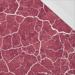 30% SCORCHED EARTH (white) / ACID WASH (maroon) - single jersey 120g
