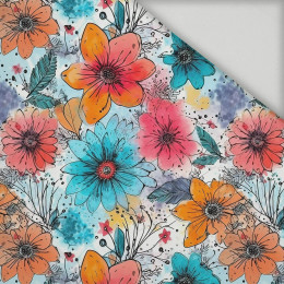 WATER-COLOR FLOWERS pat. 5 - quick-drying woven fabric