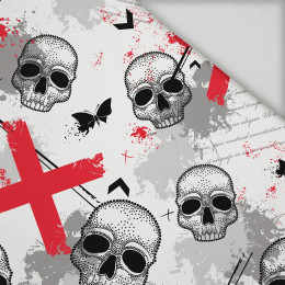 SKULLS AND X’S - quick-drying woven fabric