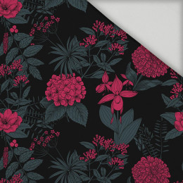 FLOWERS / viva magenta - quick-drying woven fabric
