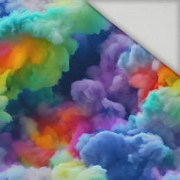 RAINBOW CLOUDS - quick-drying woven fabric