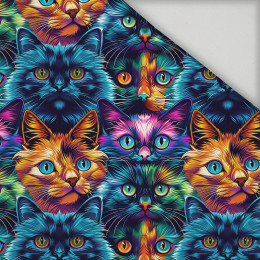 COLORFUL CATS - quick-drying woven fabric