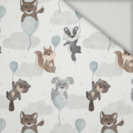ANIMALS IN CLOUDS pat. 2 - quick-drying woven fabric