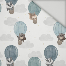 ANIMALS IN CLOUDS pat. 3 - quick-drying woven fabric