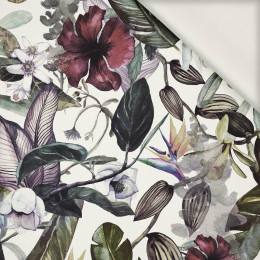 74cm PARADISE FLOWERS - viscose woven fabric