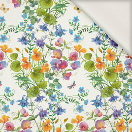 BUCOLIC FLOWERS - viscose woven fabric