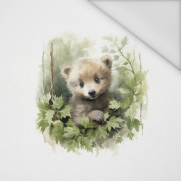 WATERCOLOR LITTLE BEAR - panel (60cm x 50cm) Waterproof woven fabric