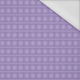 BUBBLED / heather  - Waterproof woven fabric