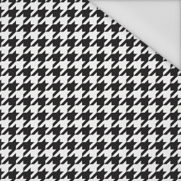 BLACK HOUNDSTOOTH / WHITE - Waterproof woven fabric