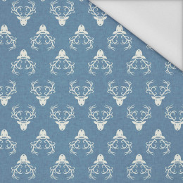 REINDEER’S HEADS / ACID WASH - blue - Waterproof woven fabric