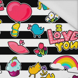 COLORFUL STICKERS PAT. 4 - Waterproof woven fabric